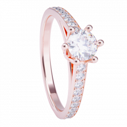 Anillo de pedida de oro