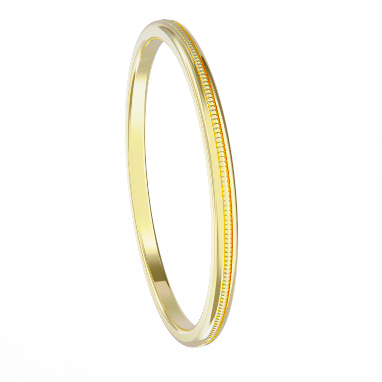 Alianza mini oro amarillo bolas