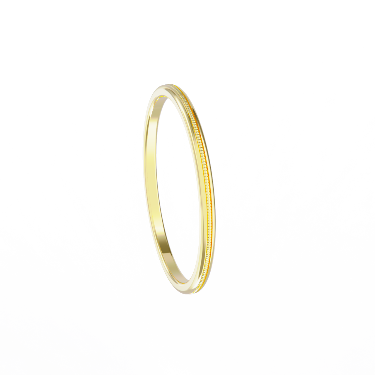 Alianza mini oro amarillo bolas