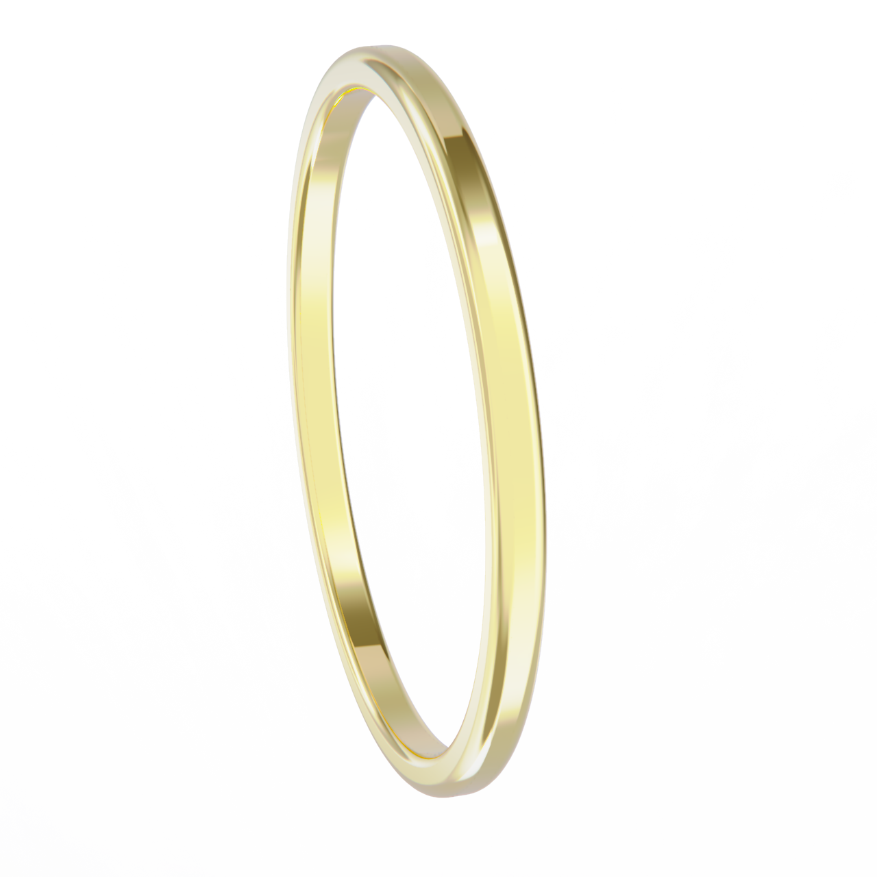 Alianza mini brillo  oro amarillo