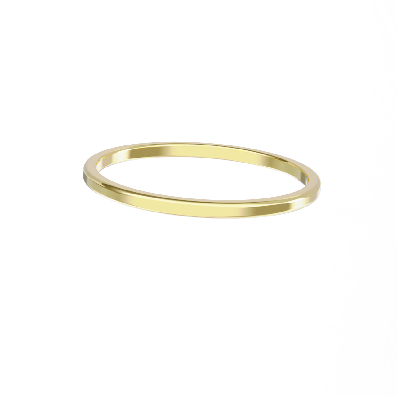 Alianza mini brillo  oro amarillo